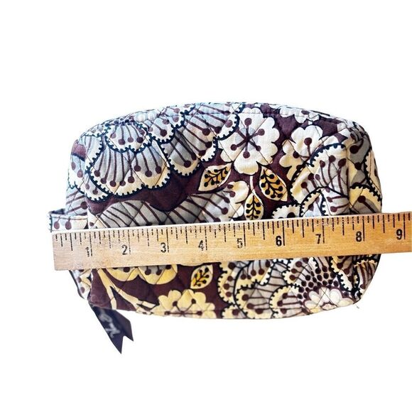 Vera Bradley Slate Blooms Small Cosmetic Makeup Case 4 Purse Tote Backpack - Picture 3 of 6